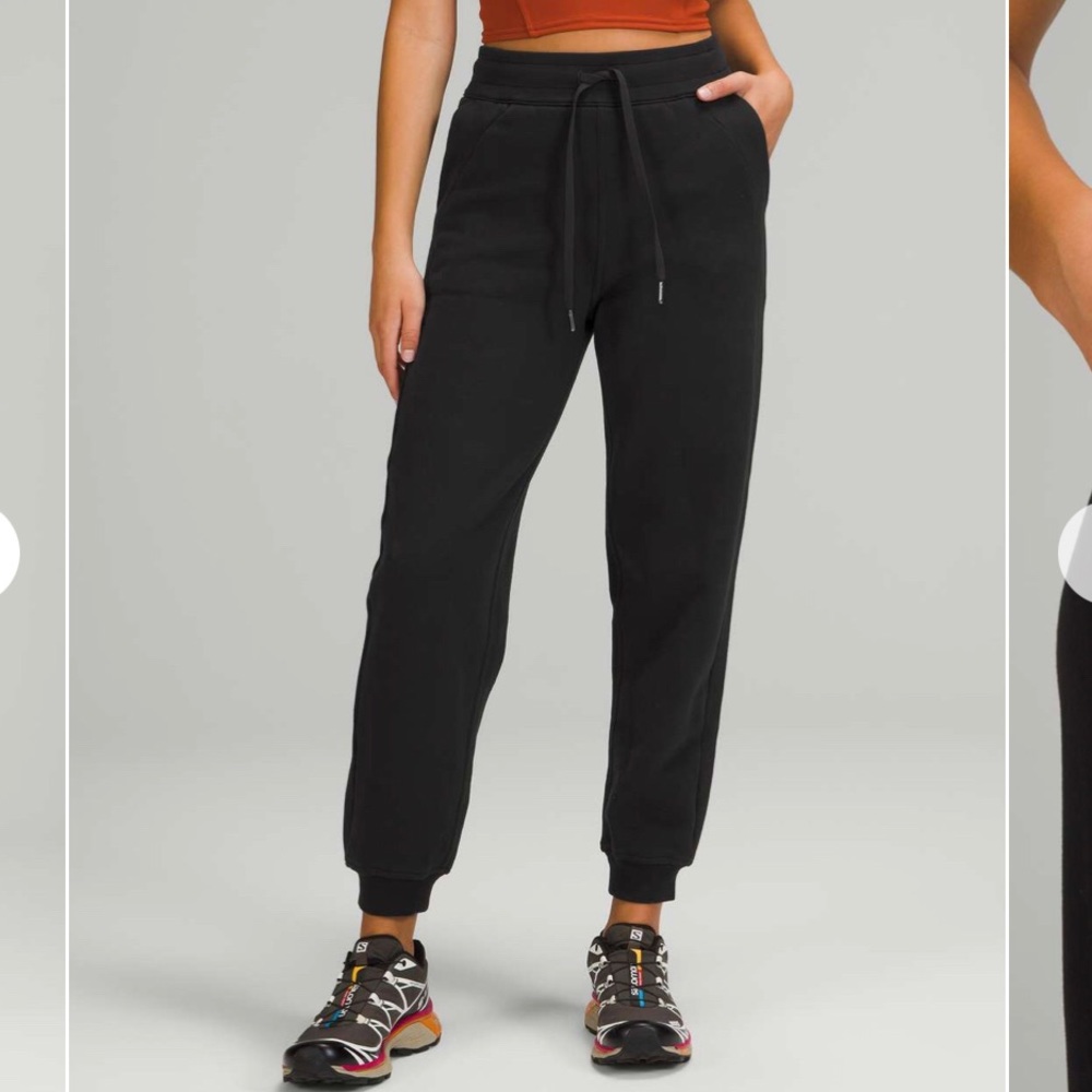 LULULEMON Scuba Relaxed High-Rise (HR) Jogger - BLACK, Size 0